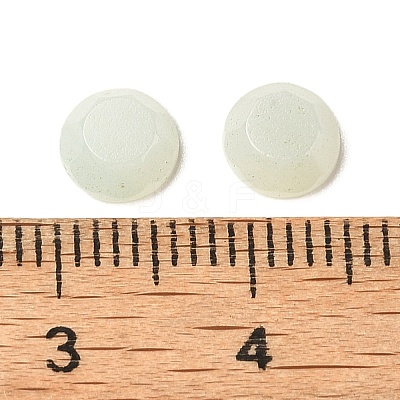 Natural Flower Amazonite Cabochons G-B146-01C-1