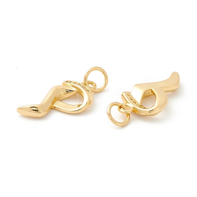 Rack Plating Eco-friendly Brass Micro Pave Clear Cubic Zirconia Pendants KK-D072-01G-P-NR-1