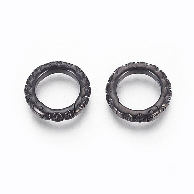 304 Stainless Steel Spring Gate Rings STAS-P217-13B-03-1