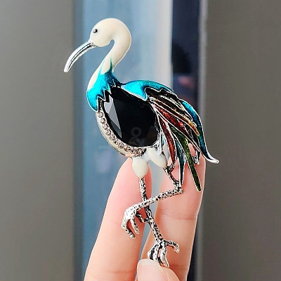 Crane Enamel Pins PW-WG47906-01-1
