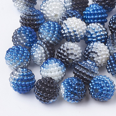 Imitation Pearl Acrylic Beads OACR-T004-12mm-M-1