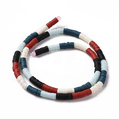 Handmade Polymer Clay Bead Strands CLAY-C003-05J-1