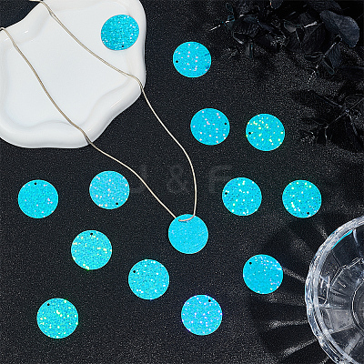 500Pcs Plastic Pendants KY-GF0001-72B-1