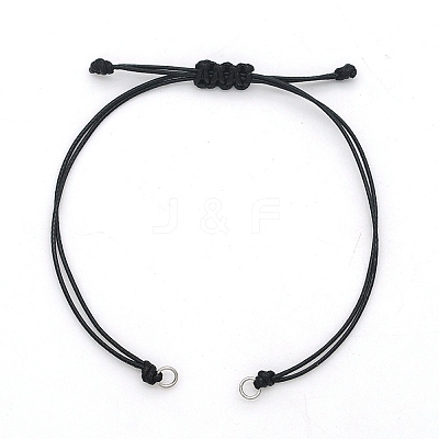 Braided Waxed Cord for DIY Bracelet Making X-STAS-N090-JA709-1-1