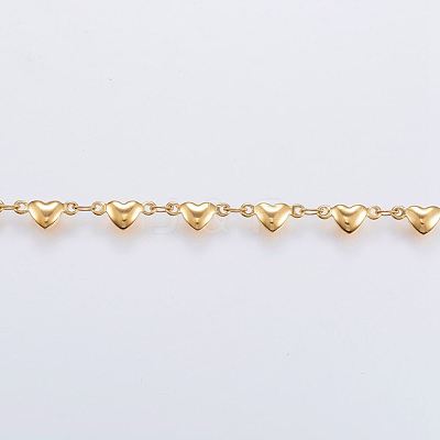 Ion Plating(IP) 304 Stainless Steel Bar Link Chains STAS-G038-05G-1