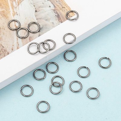 Brass Open Jump Rings JRC8MM-B-1