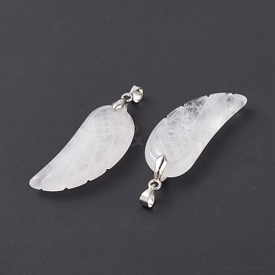 Natural Quartz Crystal Pendants G-I314-01P-05-1