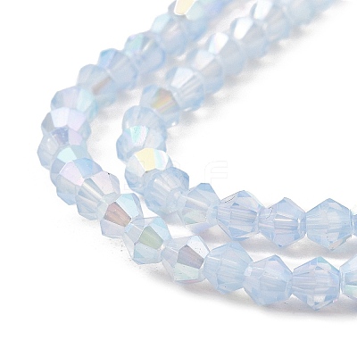 Baking Paint Glass Beads Strands DGLA-F029-J2mm-A-1