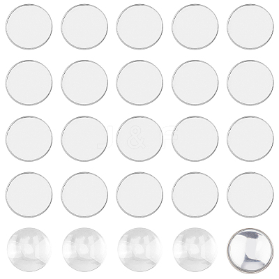 DIY Blank Dome Brooch Making Kit STAS-DC0015-37-1