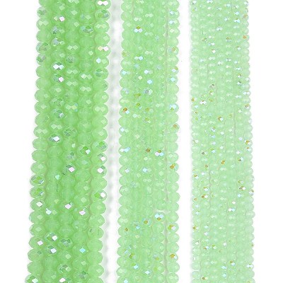 Electroplate Glass Beads Strands EGLA-A044-J6mm-L01-1