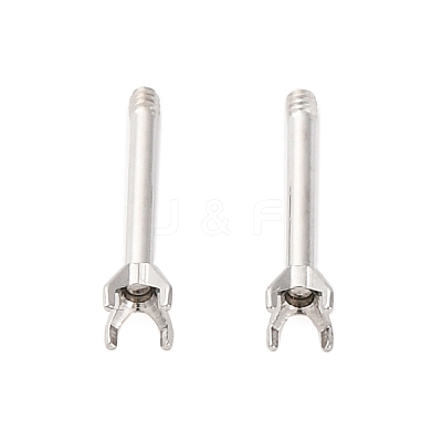 304 Stainless Steel Stud Earring Findings STAS-B091-02A-01P-1