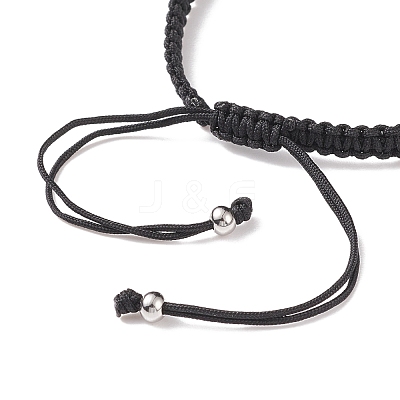 Resin Evil Eye Braided Bead Bracelet BJEW-JB08426-02-1
