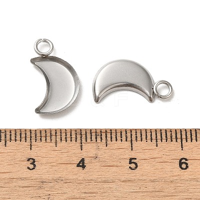 Tarnish Resistant 304 Stainless Steel Pendant Cabochon Settings LS-STAS-P210-05P-1