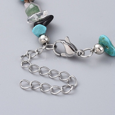 Adjustable Beaded Necklace Sets NJEW-JN02660-1