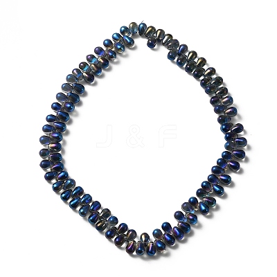 Electroplate Glass Beads GLAA-WH0023-29D-1