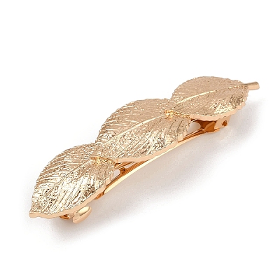 Alloy with Iron Clip Hair Barrettes LS-PHAR-G014-01B-G-1
