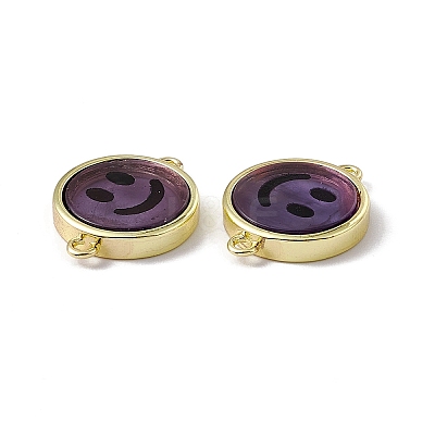 Natural & Synthetic Mixed Stone Connector Charms G-G977-07-1