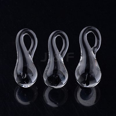 Handmade Lampwork Glass Pendants LAMP-Q028-12C-1