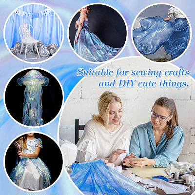 Laser Gauze Fabric DIY-WH0308-421D-1