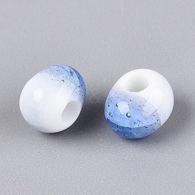 Handmade Porcelain Beads PORC-Q006-06B-1