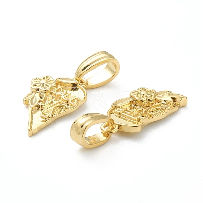 Brass Pendants KK-J278-38G-1