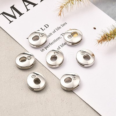 Letter Slider Beads for Watch Band Bracelet Making ALRI-O012-O-NR-1