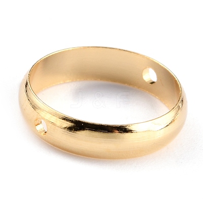 Brass Beads Frames KK-O133-014E-G-1