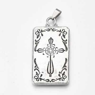 Tibetan Style Alloy Big Pendants PALLOY-S178-13-1