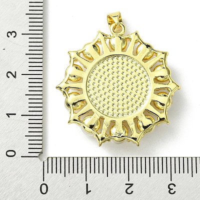 Eco-Friendly Brass Pendants KK-A204-02B-02G-1