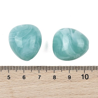 Opaque Acrylic Beads OACR-Z036-01B-05-1