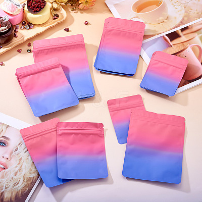 100Pcs 4 Styles PET Zipper Bags OPP-TA0001-19C-1
