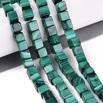 Natural Malachite Beads Strands G-Q608-24-1