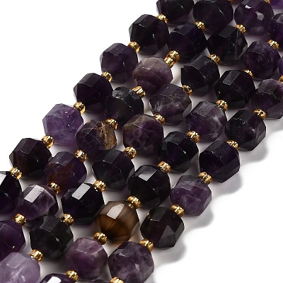 Natural Amethyst Beads Strands G-P568-B01-01-1