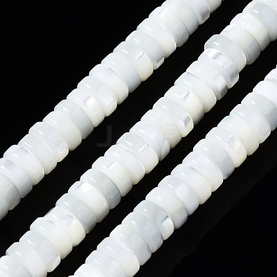 Natural Trochid Shell/Trochus Shell Beads Strands SSHEL-S266-019A-02-1