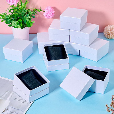 Rectangle Paper Jewelry Gift Boxes CON-TAC0010-91B-1