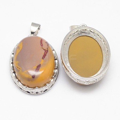Natural Mookaite Pendants X-G-D851-35-1