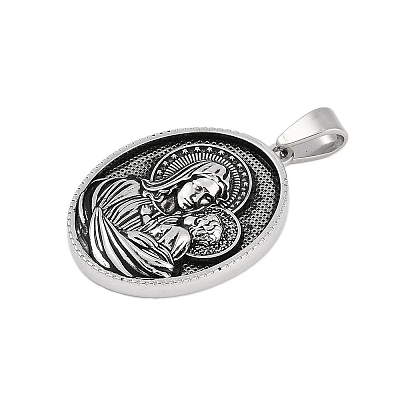 304 Stainless Steel Pendants STAS-M103-01AS-01-1