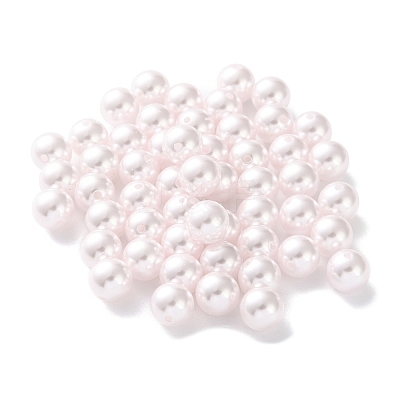 Plastic Imitation Pearl Beads FIND-M059-01C-08-1