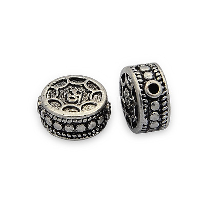 Carved Brass Beads KK-J187-25AS-NF-1