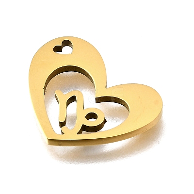 201 Stainless Steel Pendants STAS-A116-01G-10-1