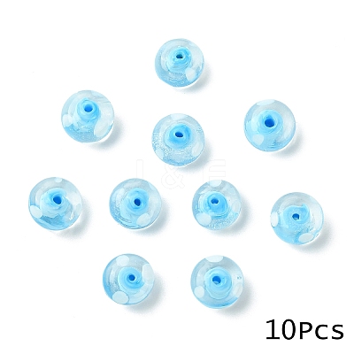 10Pcs Handmade Lampwork Beads LAMP-YW0001-96G-1