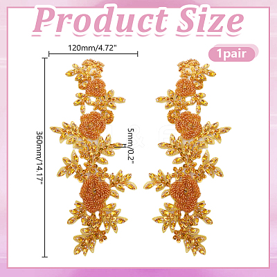 Lace Embroidery Sewing Fibre AJEW-WH0270-898A-1