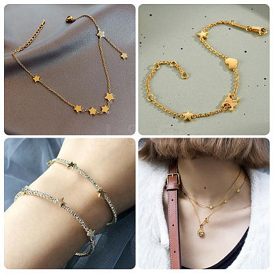 20Pcs 2 Style Brass Beads KK-BC0010-42-1