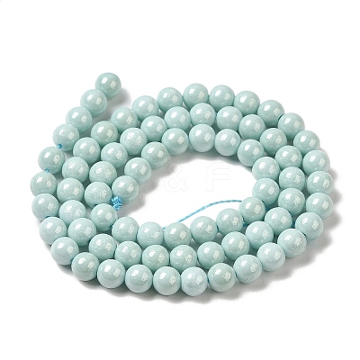 Cubic Zirconia Imitation Pearl Bead Strands ZIRC-P109-03C-06-1