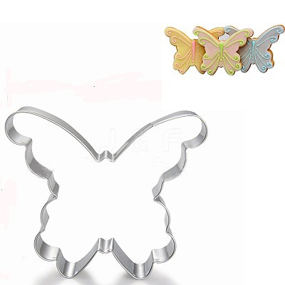 Tarnish Resistant 304 Stainless Steel Cookie Cutters DIY-K025-07P-1