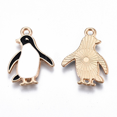 Eco-Friendly Alloy Enamel Pendants X-ENAM-Q437-009-NR-1