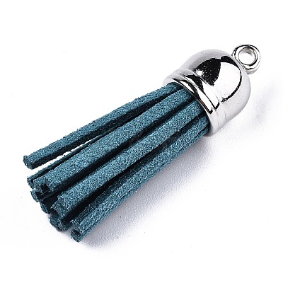 Faux Suede Tassel Pendant Decorations FIND-T002-A47-1