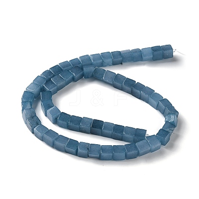 Natural Dyed White Jade Beads Strands G-Q008-C01-01H-1