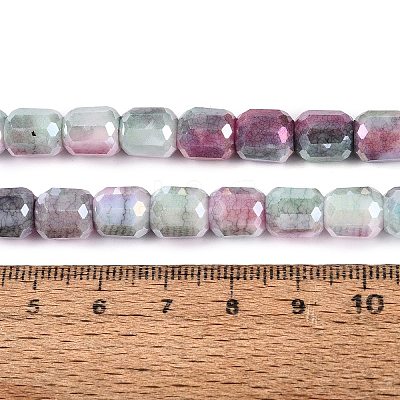 Anti-Tarnish Electroplate Glass Beads Strands EGLA-N027-03A-04-1