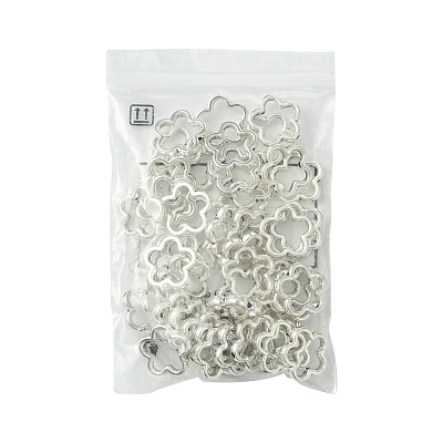 50Pcs Tibetan Style Alloy Bead Frame TIBEB-FS0001-10AS-1